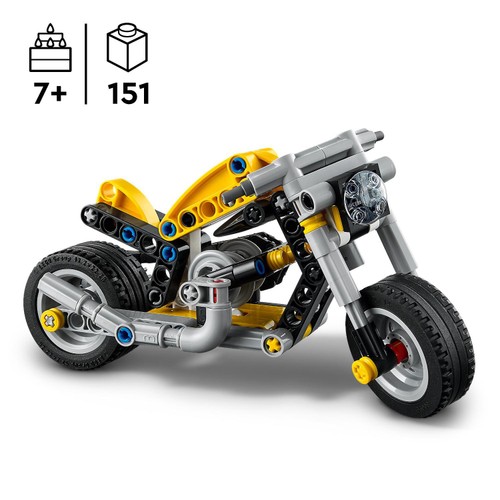 Lego Technic Yellow Motorcycle 42225