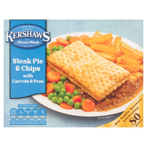 Kershaws classic steak pie chips