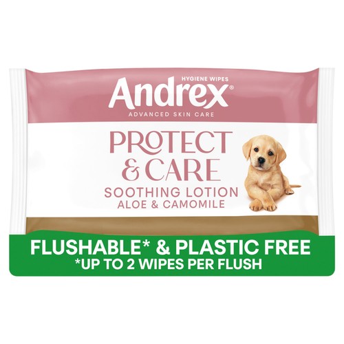 Andrex Protect And Care Wipes 36 Pack