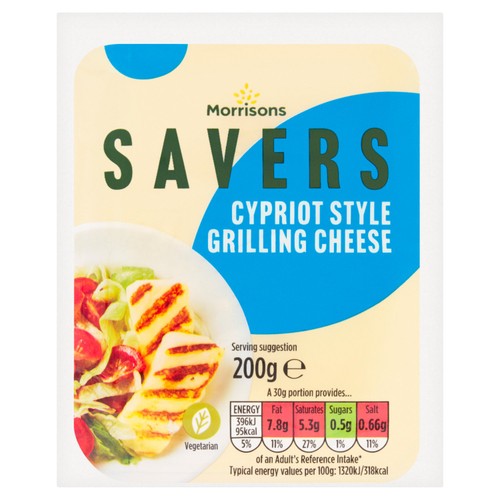 Morrisons savers grilling cheese