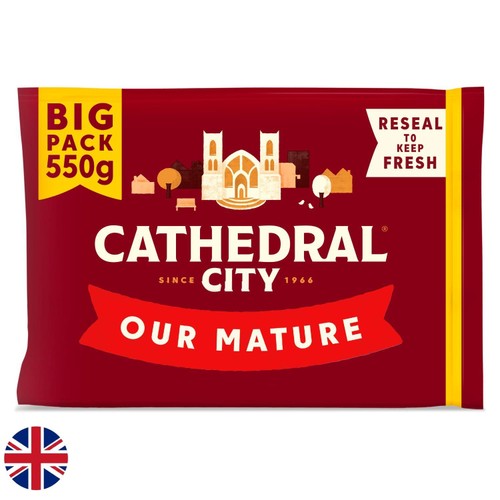 Cathedral City British Mature Cheddar Cheese 550g