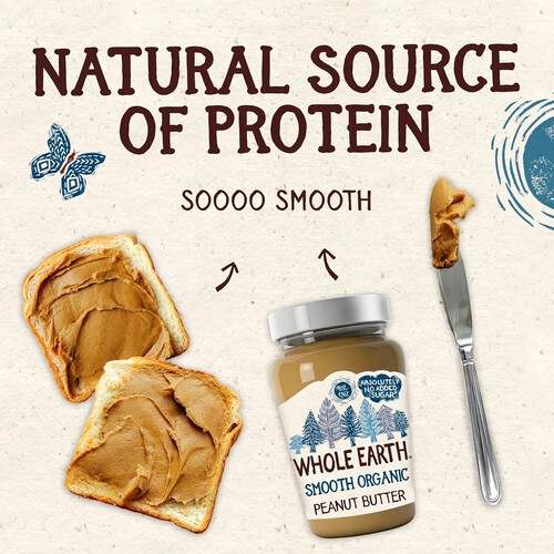 Whole Earth Smooth Organic Peanut Butter