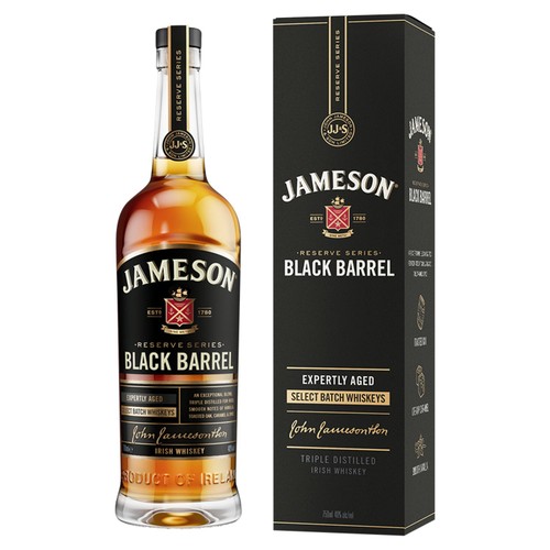 Jameson Black Barrel Triple Distilled Irish Whiskey