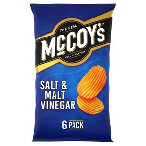 McCoy's Salt & Malt Vinegar Multipack Crisps 6 Pack | Morrisons