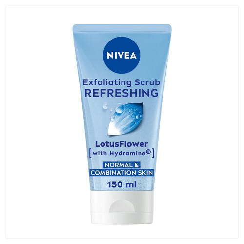 NIVEA Refreshing Exfoliating Face Scrub for Normal & Combination Skin 