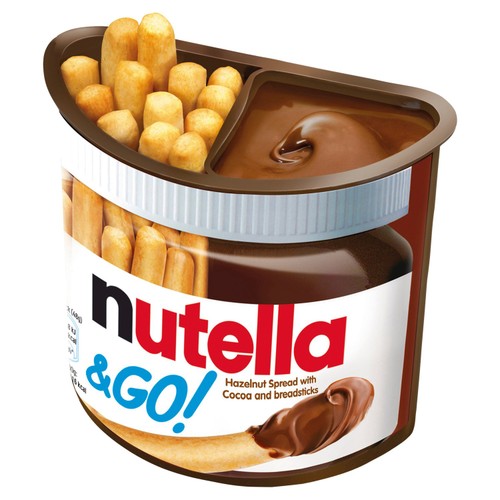 Nutella & Go! Hazelnut Chocolate Spread and Breadsticks Snack Pot