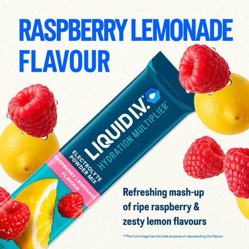 Liquid IV Hydration Raspberry Lemonade 6 Pack