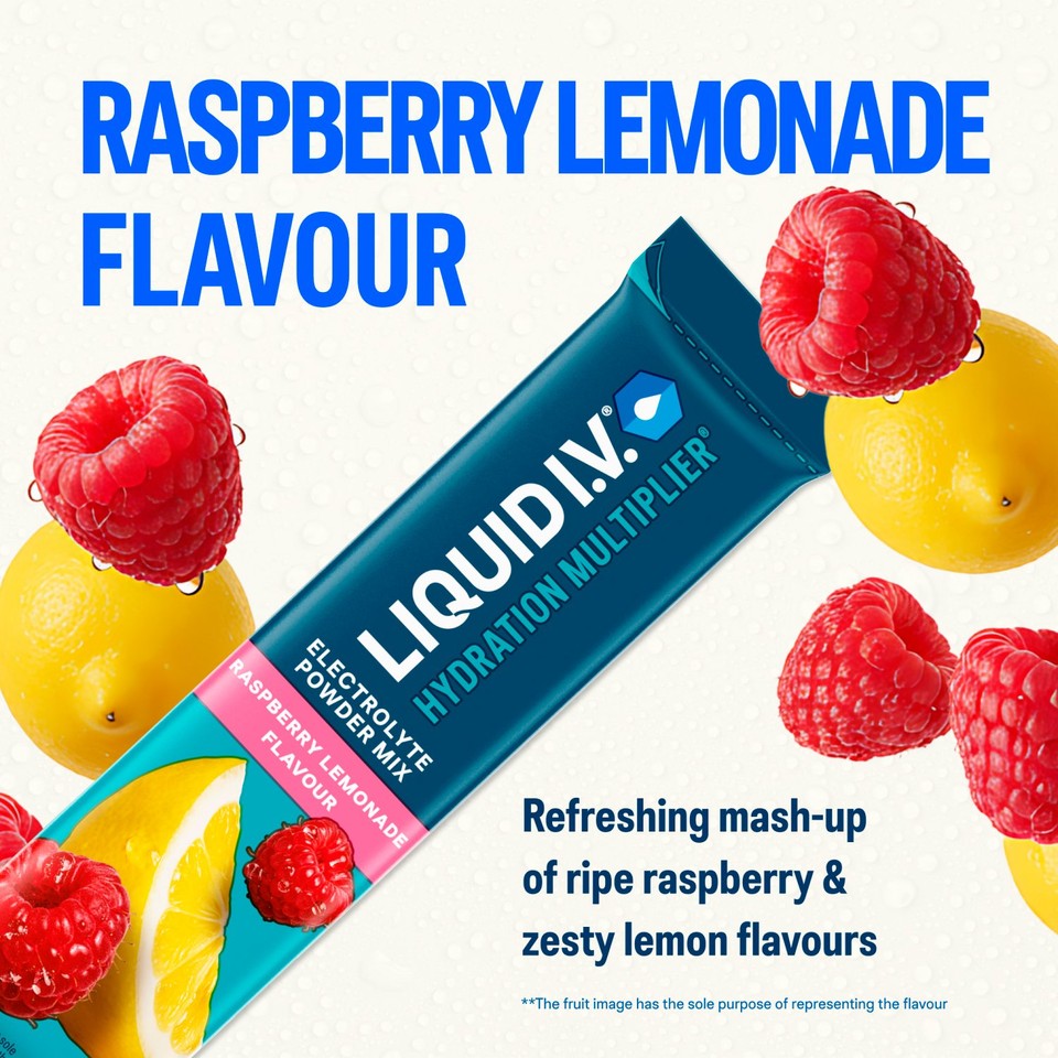 Liquid IV Hydration Raspberry Lemonade 6 Pack - Morrisons Online ...
