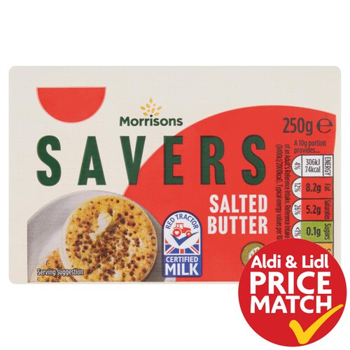 Morrisons Savers Salted Butter