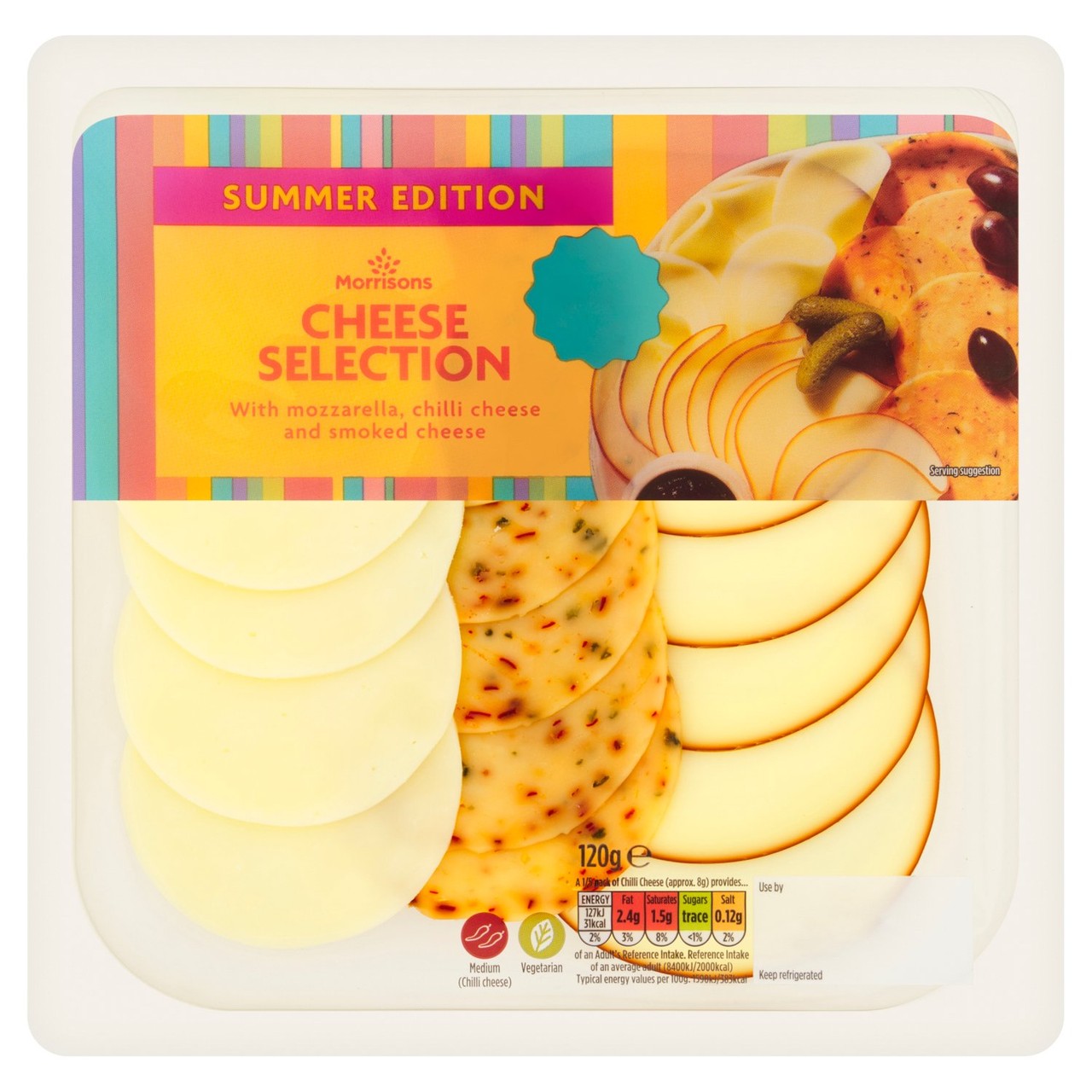 Morrisons Snacking Continental Cheese Platter 120g