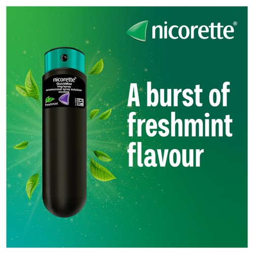 Nicorette QuickMist Mouthspray Freshmint (Stop Smoking Aid)
