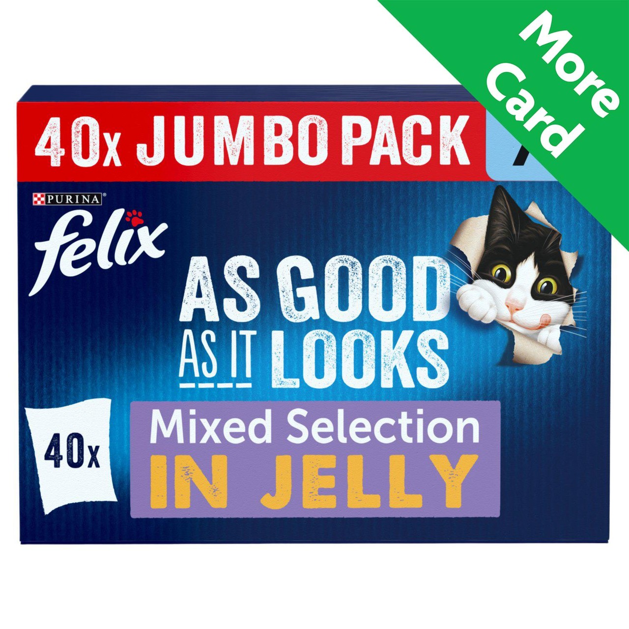 Felix As Good As It Looks Senior 7+ Mixed Selection In Jelly 40 x 85g
