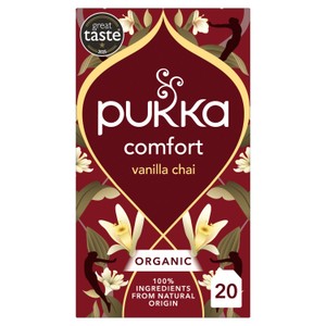 Pukka Vanilla Chai, Organic Herbal Tea with Cinnamon & Cardamom, 20 Sachets