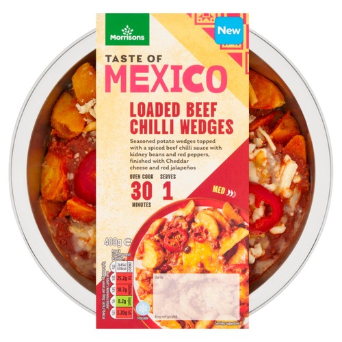 Morrisons Taste of the World Chilli Loaded Wedges