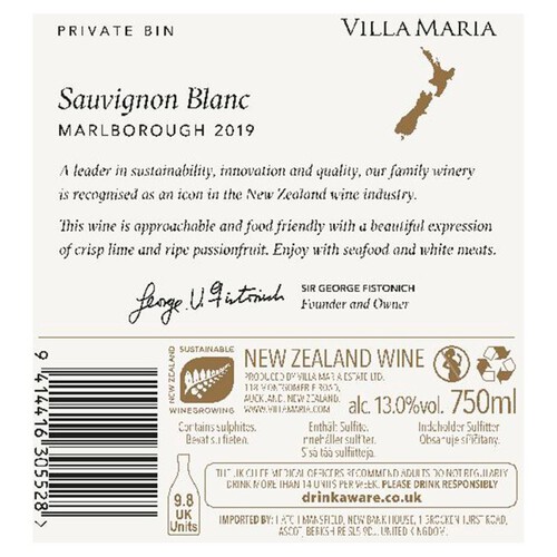 Villa Maria Private Bin Sauvignon Blanc