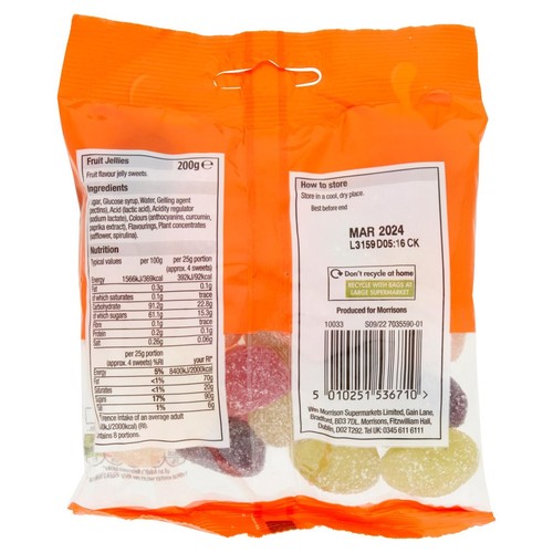 Morrisons Fruit Jellies 200g