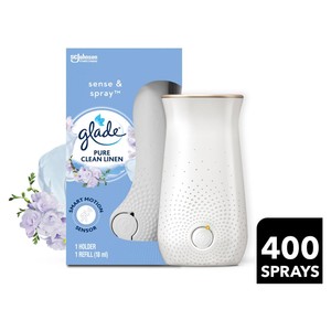 Glade Sense & Spray Holder + Refill Clean Linen 18ml