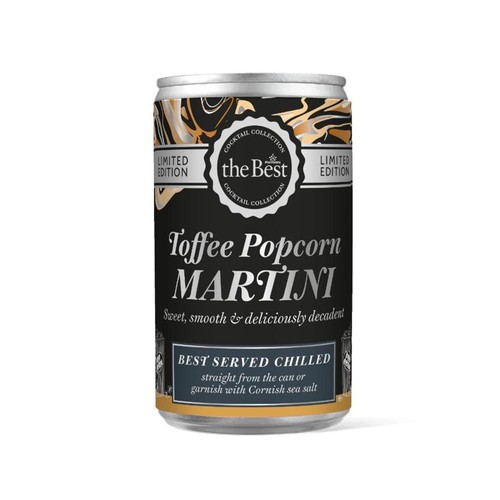 Morrisons The Best Toffee Popcorn Martini 125ml