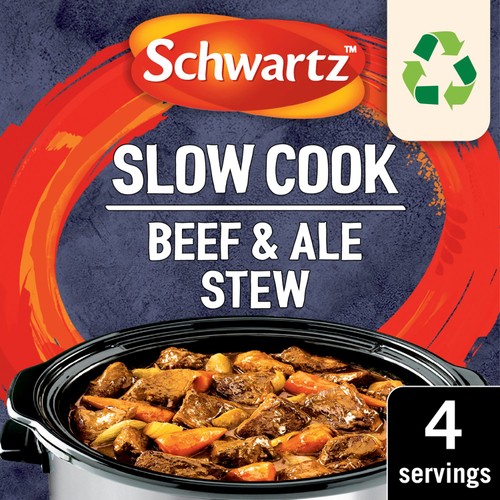 Schwartz Slow Cookers Beef & Ale Stew Recipe Mix