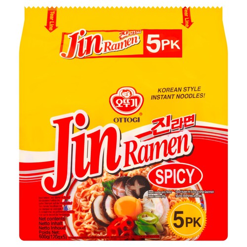 Ottogi Jin Ramen Spicy Noodles