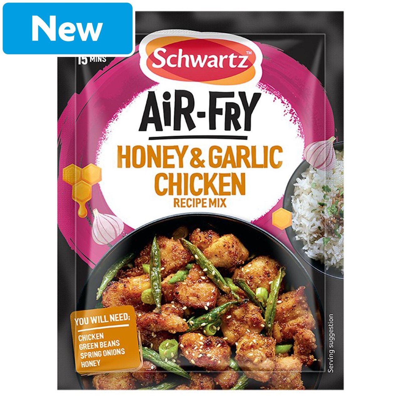 Schwartz Air Fry Honey & Garlic Chicken Recipe Mix
