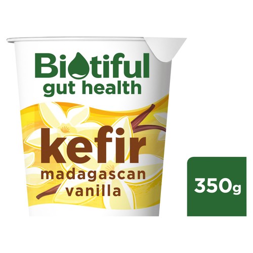 Biotiful Gut Health Kefir Yogurt Madagascan Vanilla 350g