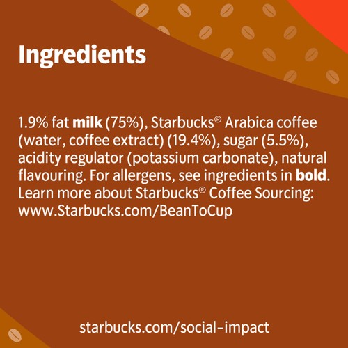 Starbucks Frappuccino Coffee Flavoured Milk Iced Coffee