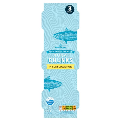 Morrisons tuna chunks in sunflower oil