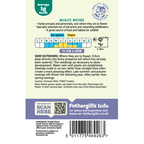 Fothergills Wildflowers Wildlife Mixture
