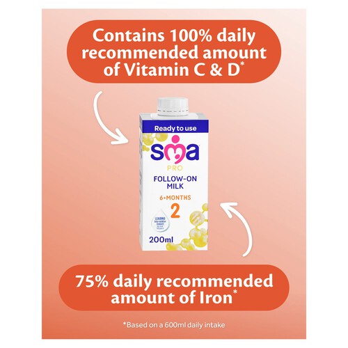 SMA PRO Follow On Baby Milk Liquid Ready To Feed