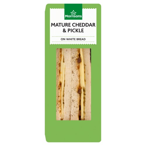 Morrisons Mature Cheese & Pickle Sandwich