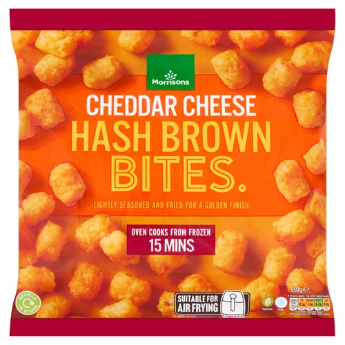 Morrisons Cheddar Cheese Hash Brown Bites