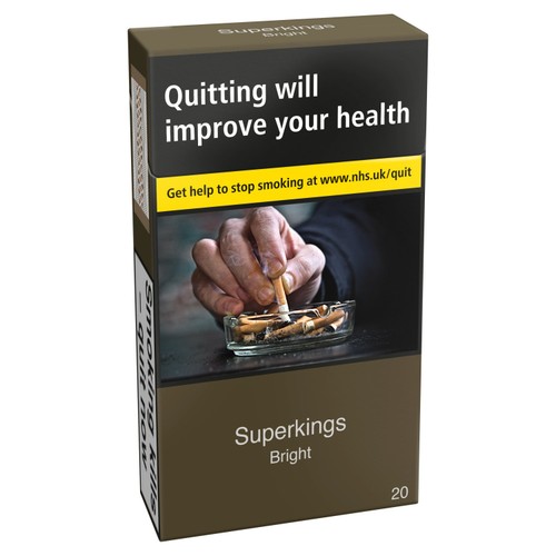 Superkings Bright Cigarettes