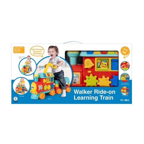 Preschool Walker Ride-On Learning Train