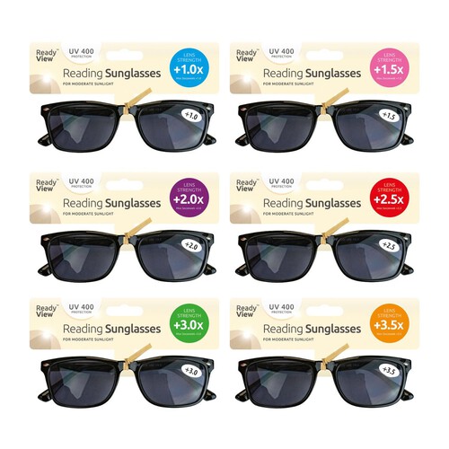 Morrisons Unisex Reading Sunglasses Black