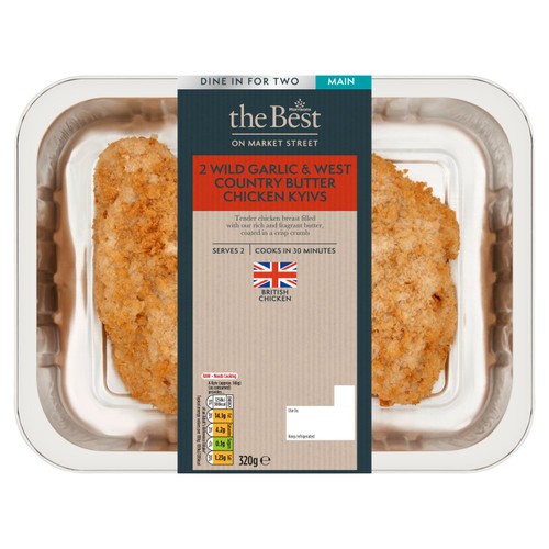 Morrisons Wild Garlic West Country Butter Chicken Kyivs
