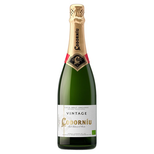 Codorniu Vintage Organic Cava Brut 