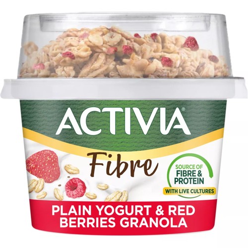 Activia Yogurt Topper Red Fruits With Spoon