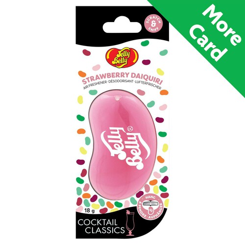 Jelly Belly Strawberry Daiquiri 3d Gel Car Air Freshener