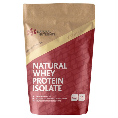 Natural Nutrients Natural Whey Protein Isolate Vanilla