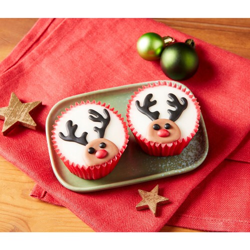 Morrisons Rudi The Reindeer Cupcakes