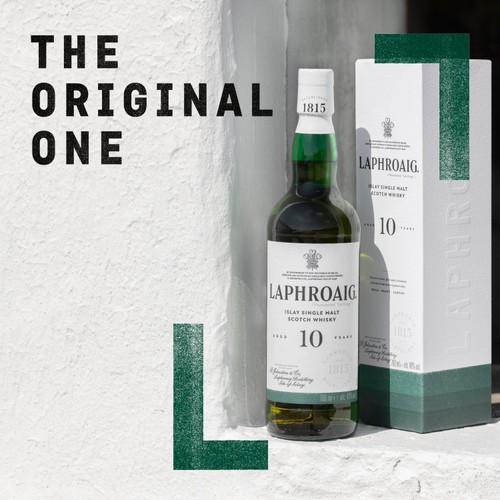 Laphroaig Islay Single Malt Scotch Whisky  - 10 Year Old 