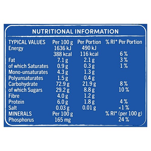 Jordans Frusli Juicy Blueberries Cereal Bars