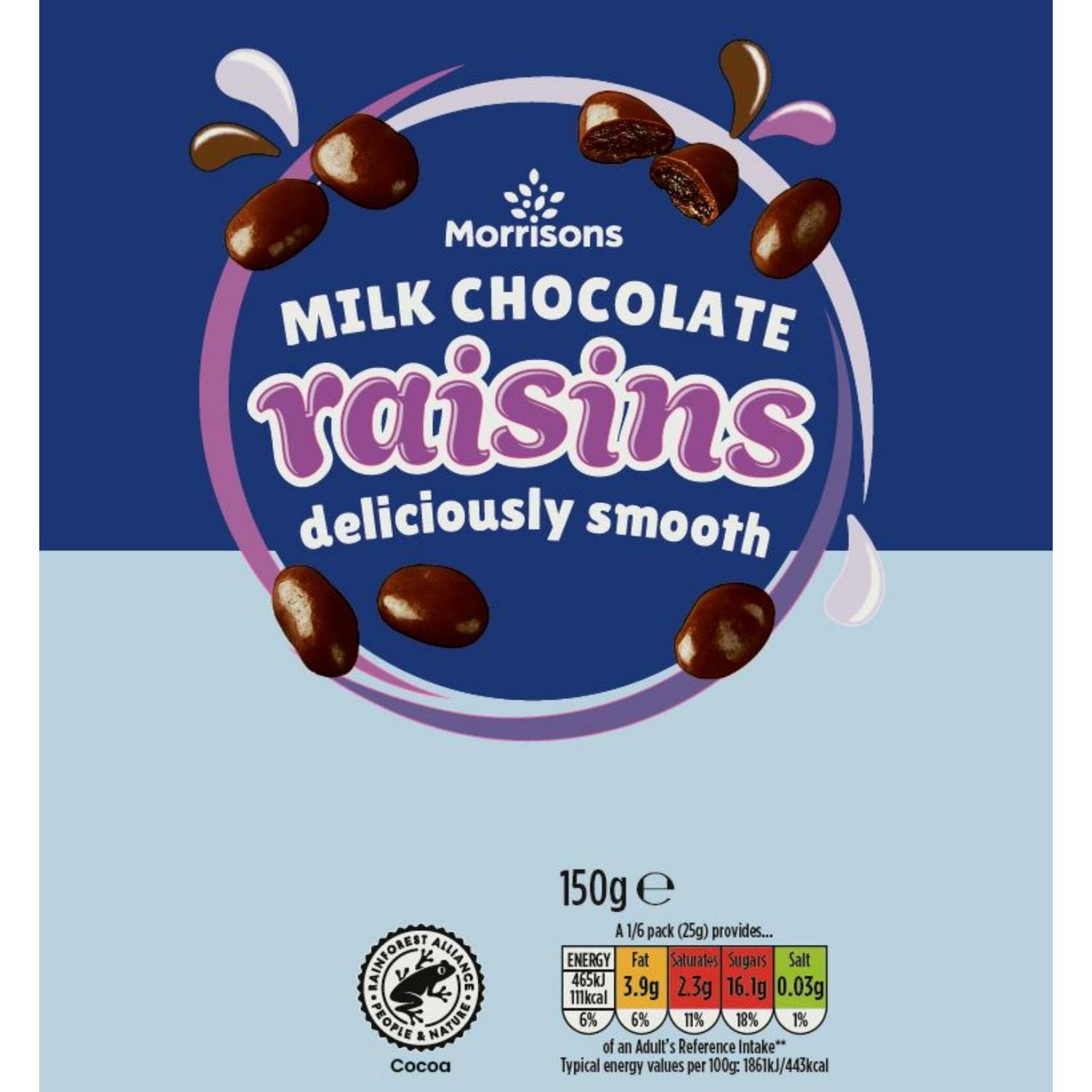 Morrisons Chocolate Coated Raisins