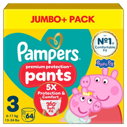 Pampers Pants Pull-On Size 3 Midi 