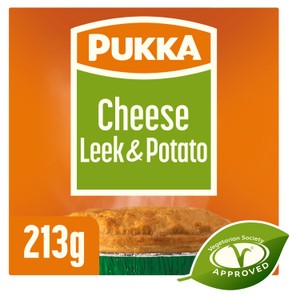 Pukka Veggie Cheese, Leek & Potato Pie