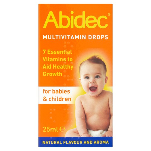 Abidec Kid and Baby Multivitamin Drops - Suitable from Birth