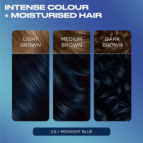 Clairol Nice'N Easy Bold Permanent Hair Dye 2.8 Midnight Blue