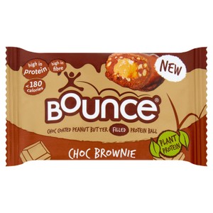 Bounce Choc Coated Peanut Butter Filled Protein Ball Choc Brownie 40g