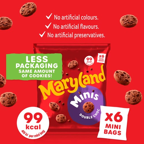 Maryland Cookies Minis Double Chocolate 6 Multipacks
